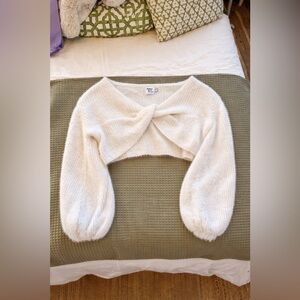 Princess Polly Henrik Cropped Sweater Size 8